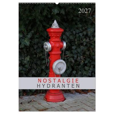 Nostalgie Hydranten (Wandkalender 2027 DIN A2 hoch), CALVENDO Monatskalender