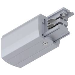 Paulmann 91358 ProRail3 End Feed Hochvolt-Schienensystem-Komponente Endeinspeiser ProRail3 Silber