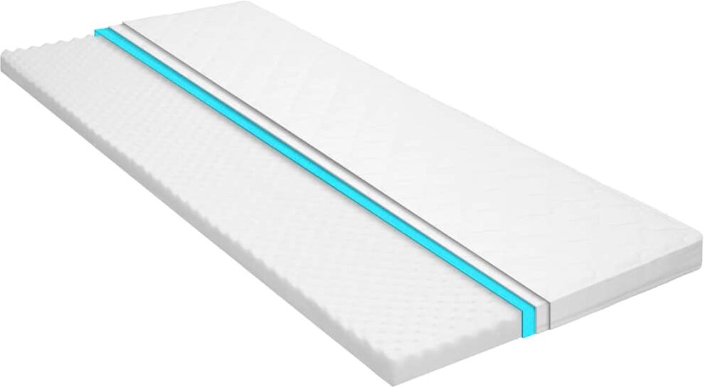 vidaXL Sur-matelas 120 x 200 cm Mousse froide Profil d'œuf 6 cm