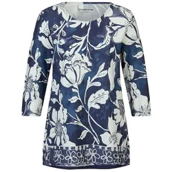 Shirt Trine Green Cotton blau, 38