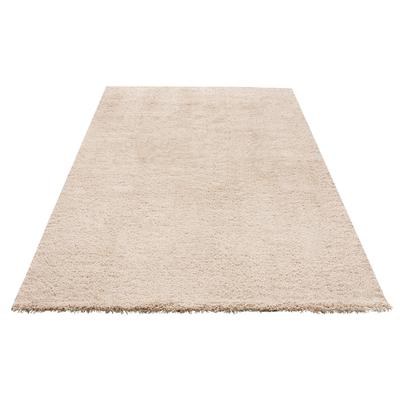 Teppich OTTO HOME "Desner, Hochflor Teppiche" Gr. 5, beige, B:200cm H:35mm L:200cm, Kunstfaser, Teppiche, Teppich, Mikrofaser, weich, flauschig, Wohnzimmer, Schlafzimmer, Kinderzimmer