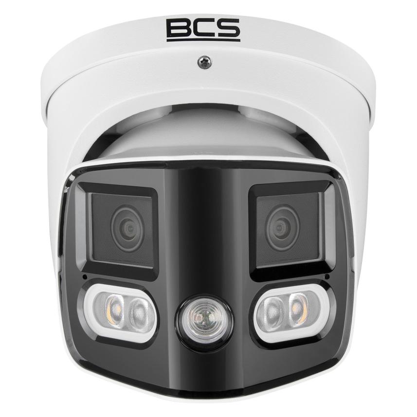 BCS BCS-L-PEIP2X4FCR2L2-Ai1 IP-Dome-Kamera 8MP mit Panoramaansicht und NightColor-Technologie (BCS-L-PEIP2X4FCR2L2-Ai1)