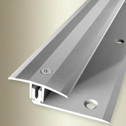 PARKETTFREUND Übergangsprofil COMBI+ PF 888 100 cm 7 - 17 mm Alu elox. Farbe Edelstahl