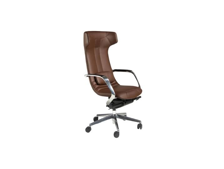 Hochwertiger Bürostuhl „Martin X“ Leder Braun Angel Cerdá