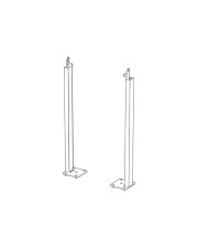 DynaScan Befestigungskit Bodenmontage für DS371BT4 DS552LT5-2 DS752LT5 DS861LR4 DW551LR5 DS Series DS323LT4 DS431LT4 (ISKLR-1050)