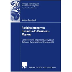 Positionierung von Business-to-Business-Marken, Fachbücher von Nadine Bausback