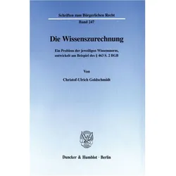 Die Wissenszurechnung., Schulbücher von Christof-Ulrich Goldschmidt
