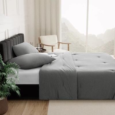 Awesome Home Ultimate Soft Jersey Knit Comforter Set