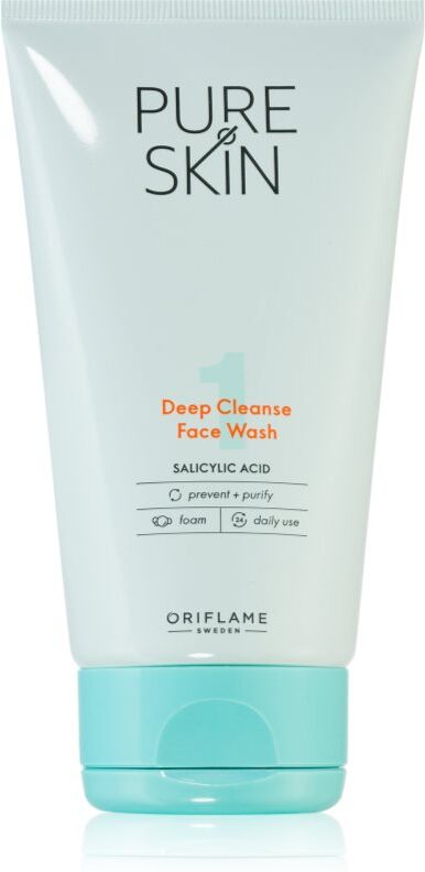 Oriflame Pure Skin gel nettoyant visage pour peaux grasses 150 ml