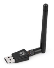LevelOne Wireless USB Netzwerkadapter IEEE 802.11 300Mbps sw (WUA-0617)