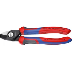 KNIPEX Kabelschere 165mm Mehrkomponenten-Hülle brüniert 95 12 165