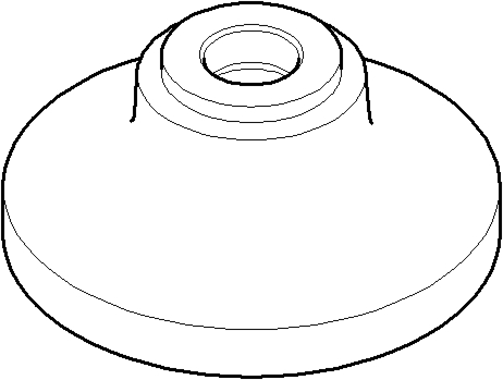Dornbracht Rosette D58 mm 092795001-47 champagne