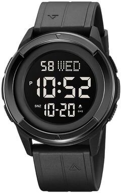 Everyday Crate SKMEI 2047 Mens Waterproof Sports Digital Wrist Watch Multifunctional Watch black