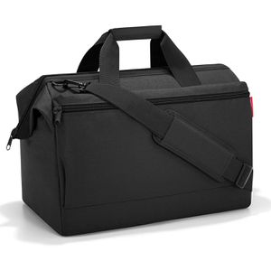 Reisenthel Reisetasche Allrounder L Pocket, black, 48 cm, mit 2 Außenfächern, aus Polyester, 32 Liter