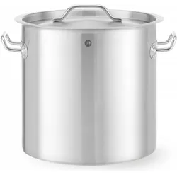 Hendi Bratentopf mit Deckel 36 l 360x360 mm Budget Line, Pfanne + Kochtopf, Silber