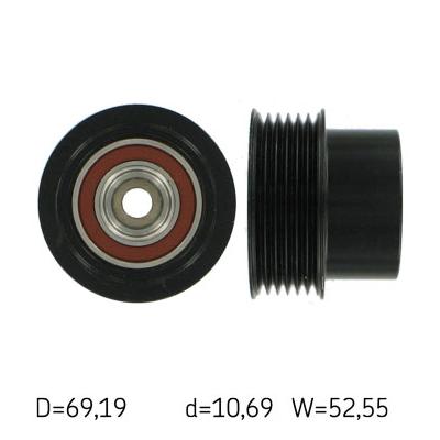 SKF Generatorfreilauf VKM 03655 für Volvo LAND ROVER