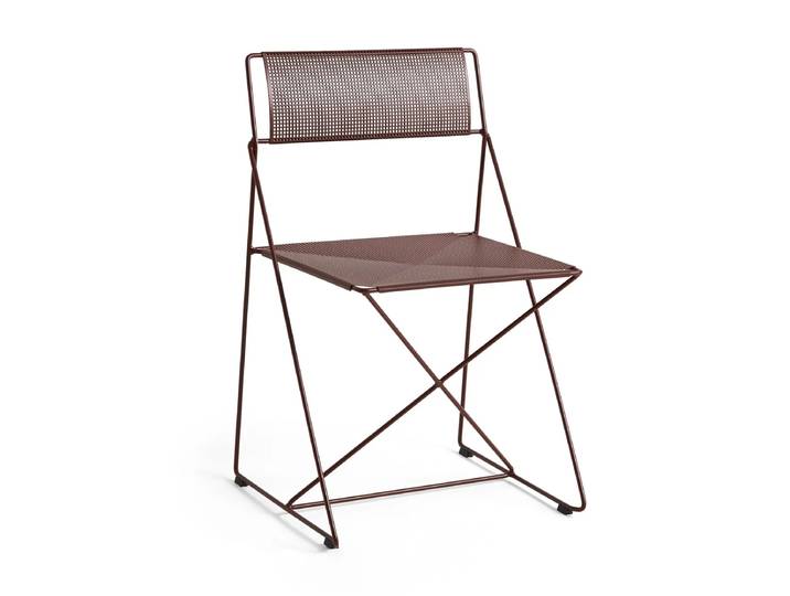 HAY - X-Line Stuhl, Outdoor, iron red