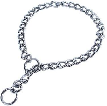 Uplift Picks Stainless Steel Dog Training Choke Collar Adjustable Snake Chain Collar For Bulldogs And Large Dogs 40cm X 2.0mm