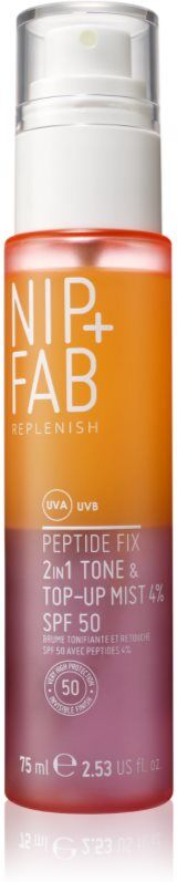 NIP+FAB Peptide Fix SPF 50 brume tonifiante visage SPF 50 75 ml