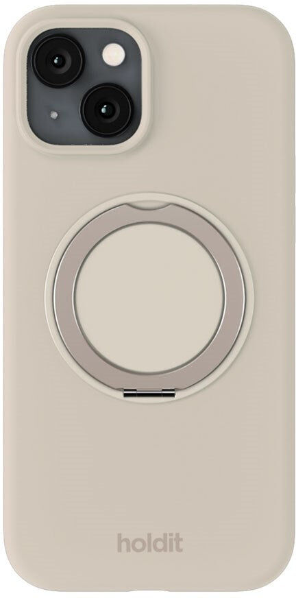 iPhone 17e / 16e / 15 Holdit Silikone Stand Cover - Light Beige