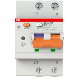 ABB DS-ARC1MB16A30 AFDD+FI/LS, 10 kA, 3TE Fehlerlichtbogen-Schutzeinrichtung+FI/LS 1P+N AFDD schützt vor Fehlerlichtbögen 2CSA275103R1165