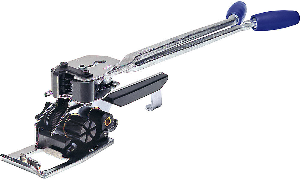 kaiserkraft Spann- und Verschlussgerät für PET-, Kompositband, manuell, Kombispanner, für Bandbreite 16 mm