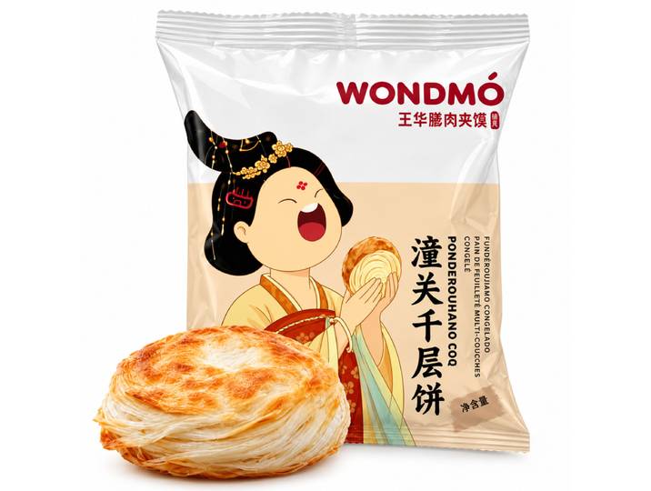 WONDMO Pain mille-feuilles Qiancengbing 100gx5unités - 500g