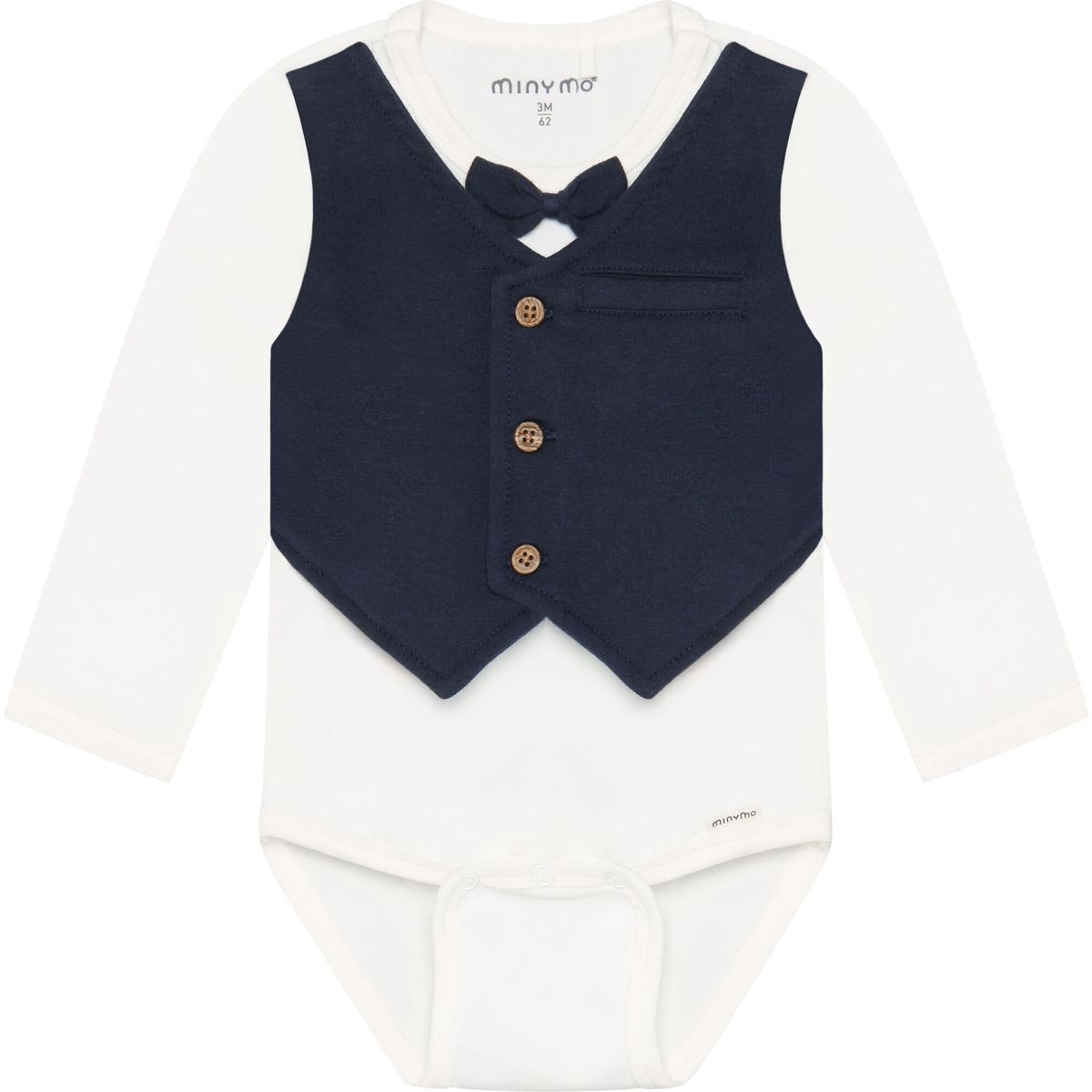 Minymo Body LS snow white (1161) 56 114575-1161-56