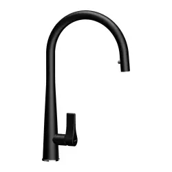 GOTA Schwarz ( 521120S ) Ausziehbarer Auslauf HD Schwenkbereich 360°