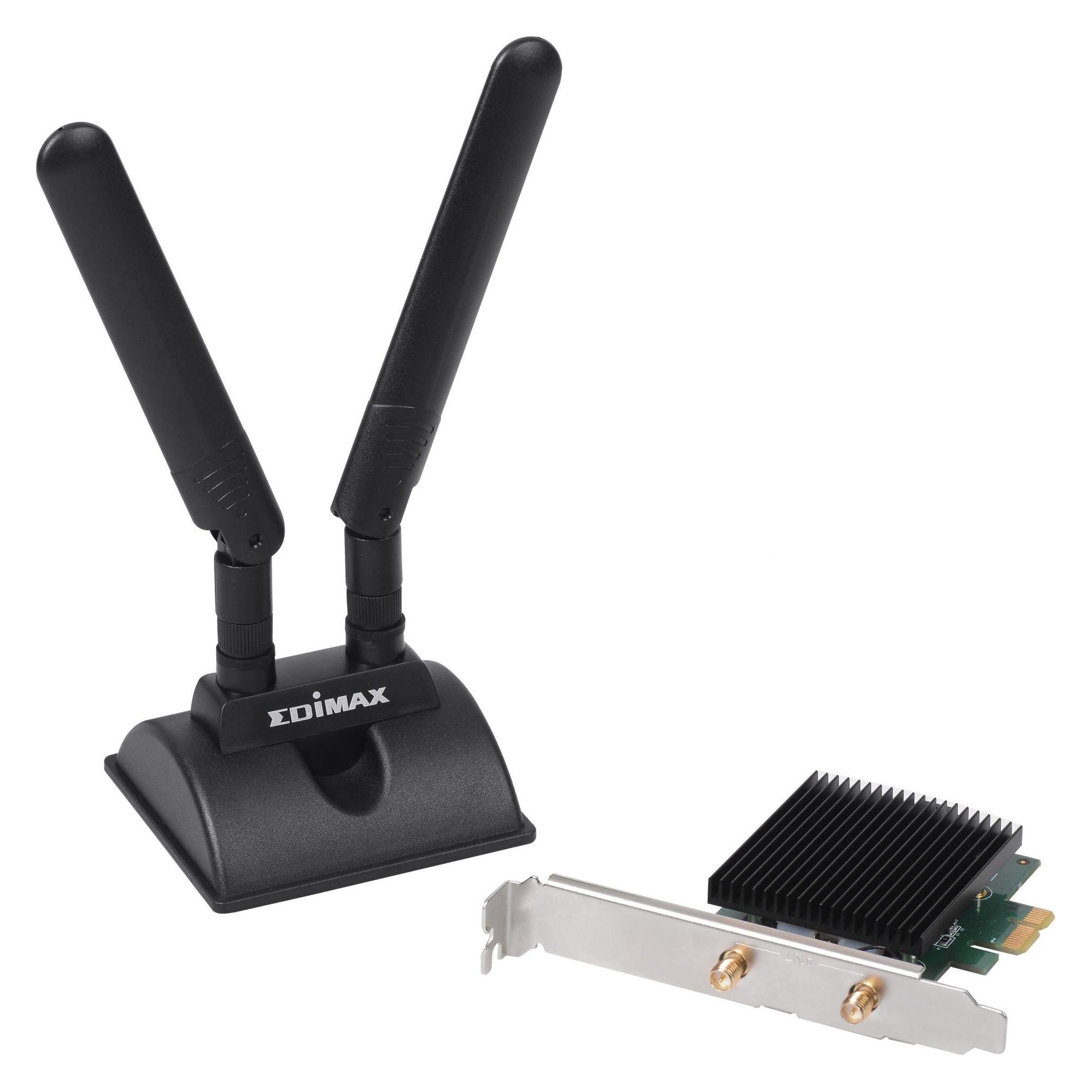 edimax WLAN-AX PCIe Adapter EW-7833AXP, WiFi-6 & BT5 (Mini PCI Express) (EW-7833AXP)