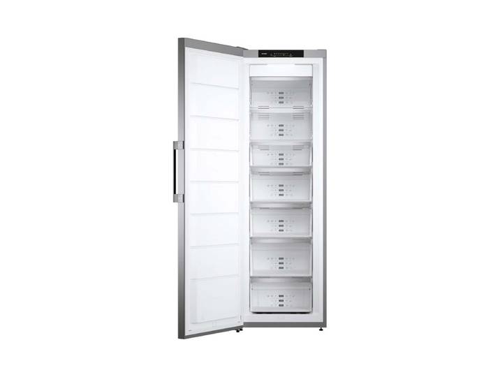 Asko FN 23841 S Gefrierschrank Edelstahlfront links