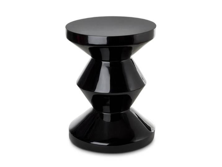 Design Beistelltisch & Hocker „Zig Zag“ Schwarz Pols Potten