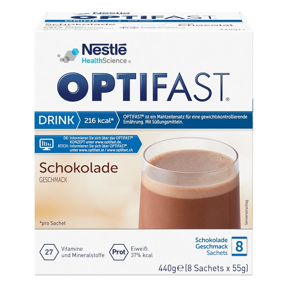 Nestle Health Science (Deutschland) GmbH Optifast home Drink Schokolade Pulver 10267804