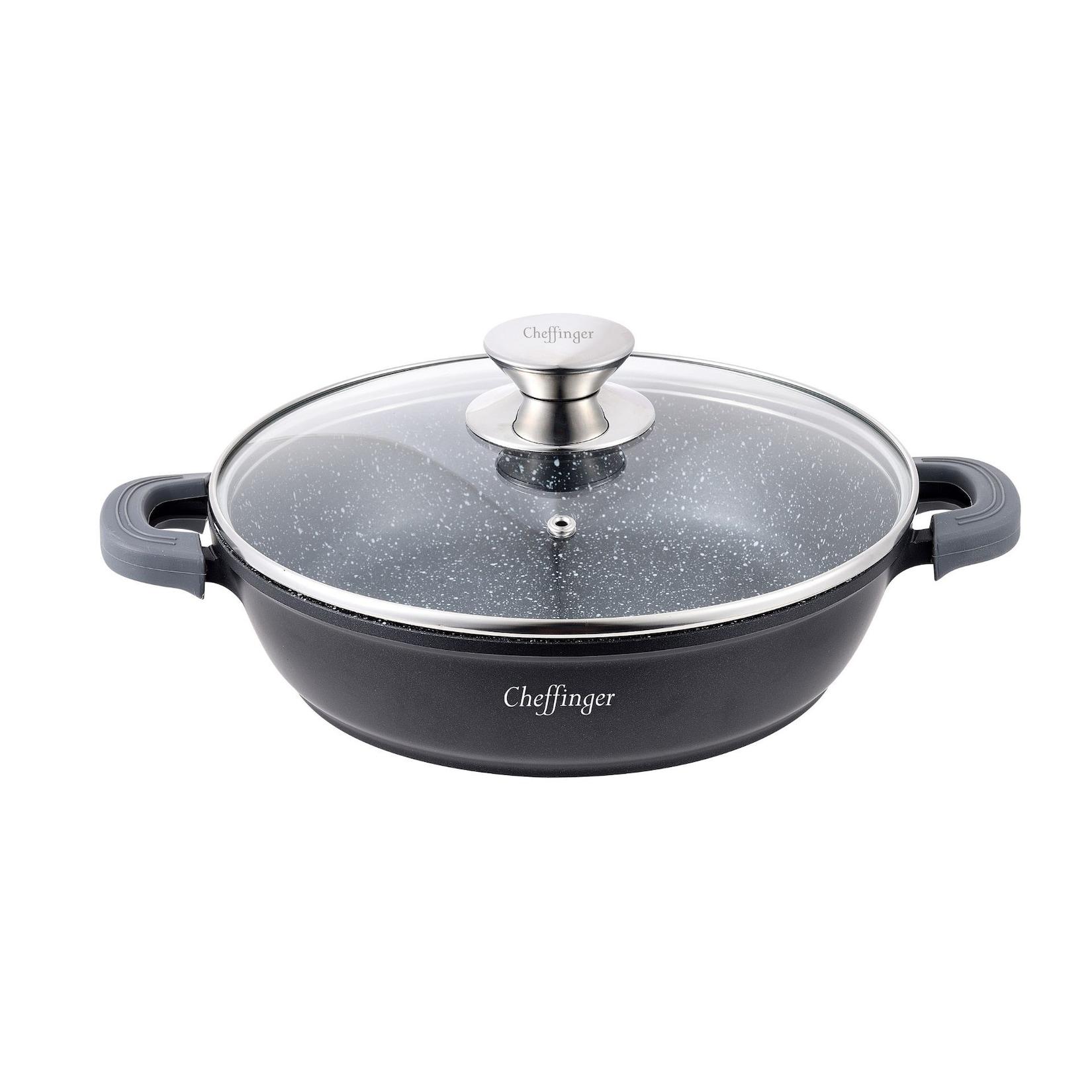 Aluguss Servierpfanne Ø24cm mit Deckel