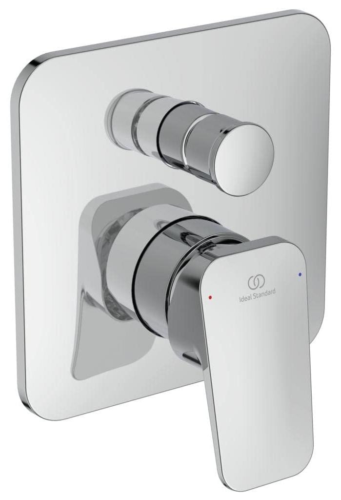 Dripio Waterbesparende Mengkraan voor bad en douche met omsteller, chroom