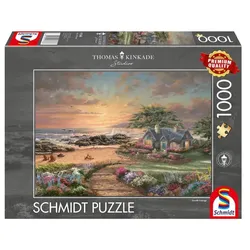 Schmidt Spiele - Thomas Kinkade Studios: Seaside Cottage, 1.000 Teile Puzzle