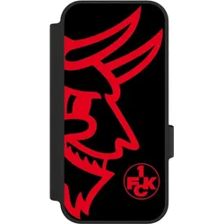Nivocase Klapphülle für Google Pixel 10 Handyhülle aus Kunst Leder NIVOflip schwarz 1. FC Kaiserslautern (Google Pixel 10), Smartphone Hülle, Schwarz