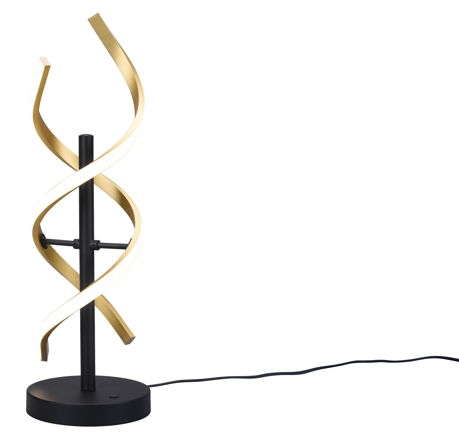 Trio Design vloerlamp Sequence zwart met goud