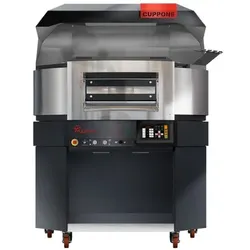 Cuppone Alpha Pizzaofen bis zu 10 Pizzen Ø35cm 1 Kammer Digital: 110cm / ohne Haube / Napoli Stein (Höchsttemperatur)