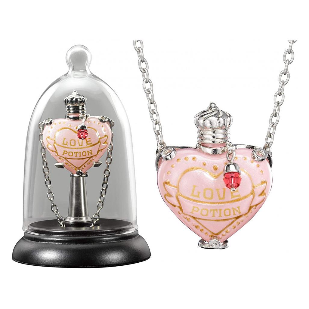 Noble Collection Harry Potter Anhänger mit Kette und Schmuckvitrine Love Poti (NN7599)