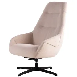 Sessel Caleri Stoff Beige Hellbeige