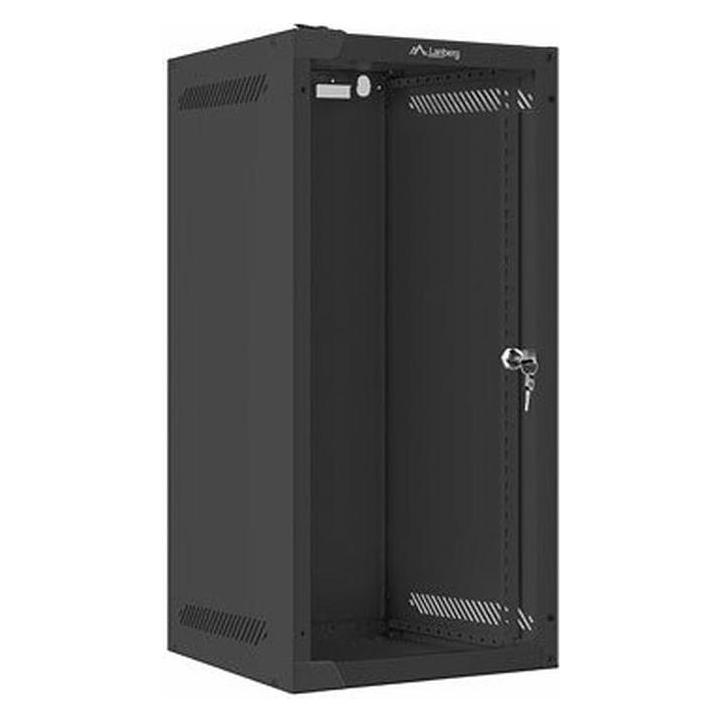 Lanberg WF10-2312-10B Rack 12U Wandmontiertes Regal (12 HE, 10 Zoll Rack) (WF10-2312-10B)