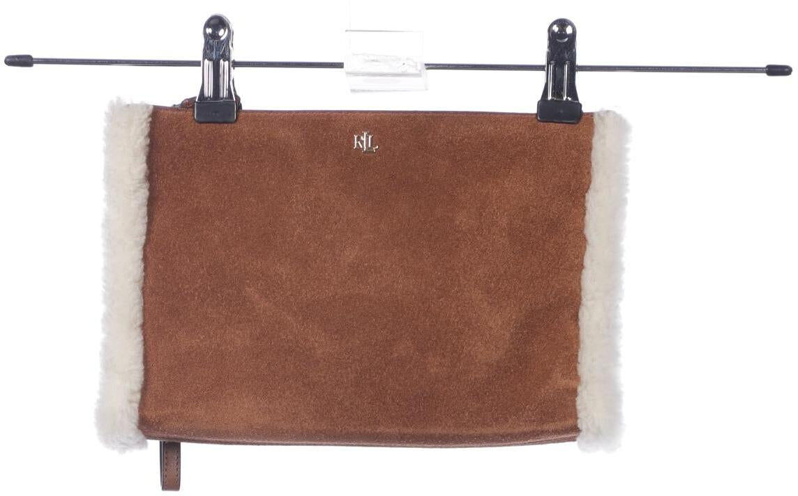 Lauren Ralph Lauren Damen Handtasche klein Leder, Braun, Leder - Second Hand