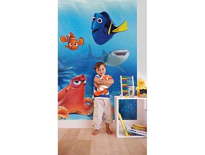 Komar Fototapete Disney DORY AND FRIENDS 184 x 254 cm Tapete, Wand, Dekoration, Wandbelag, Wandbild, Wanddeko, Meer, Fische, Nemo, Dory, Ozean 4-446