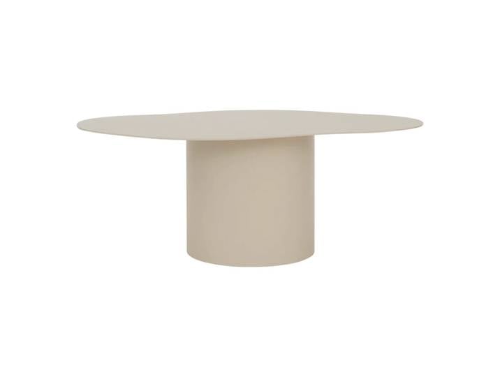Table basse en fer forgé beige 80 * 46 * 30 cm