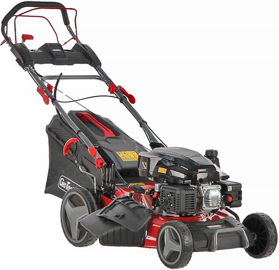 GeoTech Pro S51-200 BMSGW ES - Tondeuse à gazon tractée 4 en 1 - Démarrage électrique