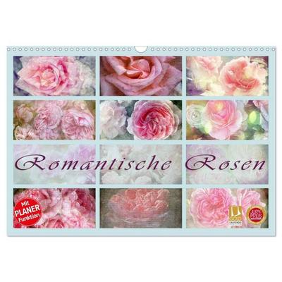 Romantische Rosen (Wandkalender 2027 DIN A3 quer), CALVENDO Monatskalender