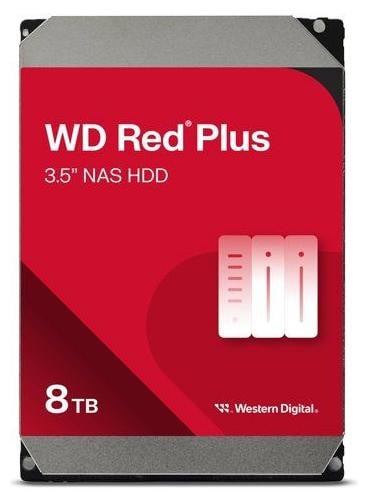 Western Digital Red Plus harde schijf 8 TB 3.5 inch 5640 RPM