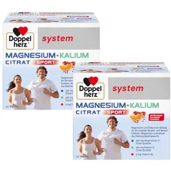 Doppelherz system MAGNESIUM+KALIUM Doppelpack 2X40 St Granulat