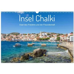 Calvendo, Kalender, Insel Chalki (Wandkalender 2026 DIN A3 quer), Monatskalender (A3)